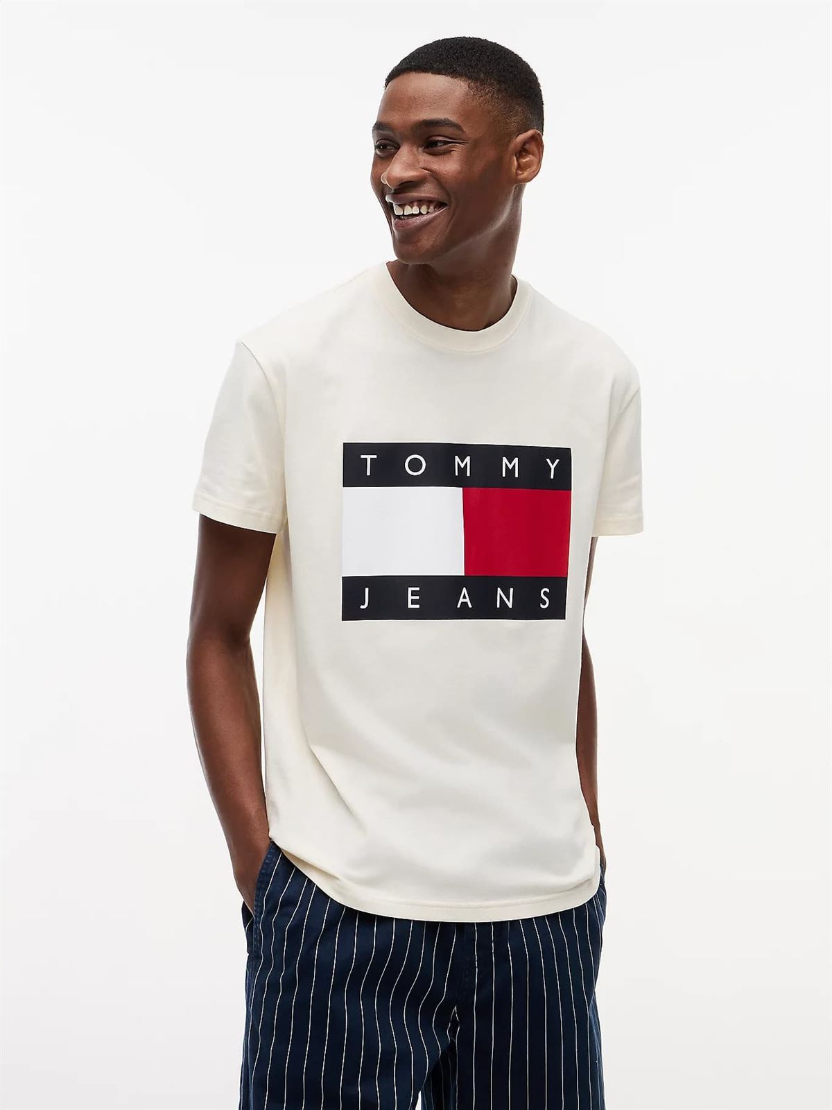 Camiseta Tommy Jeans DM0DM22645 AEF Calico - Imagen 1