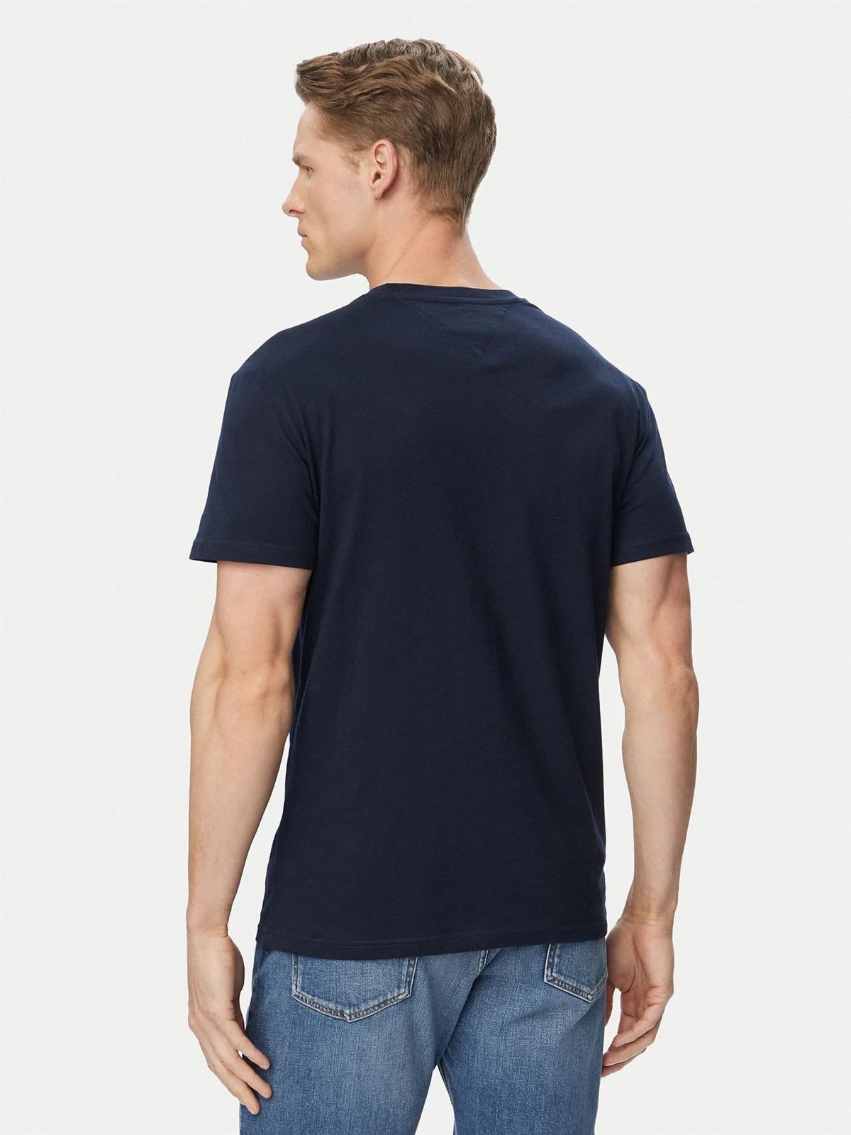 Camiseta Tommy Jeans DM0DM23376 C1G Dark Night Navy - Imagen 3