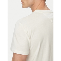 Camiseta Tommy Jeans DM0DM23376 YBH ANCIENT WHITE - Imagen 1