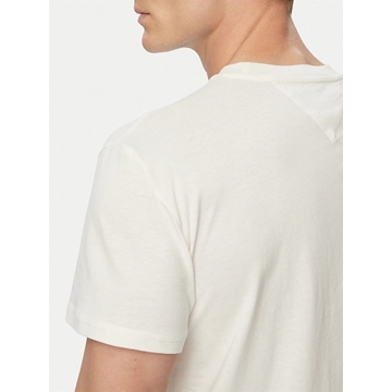 Camiseta Tommy Jeans DM0DM23376 YBH ANCIENT WHITE - Imagen 1