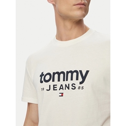 Camiseta Tommy Jeans DM0DM23376 YBH ANCIENT WHITE - Imagen 2