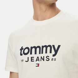 Camiseta Tommy Jeans DM0DM23376 YBH ANCIENT WHITE - Imagen 2