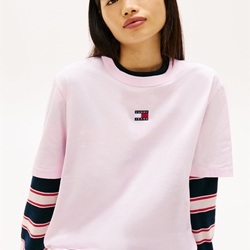 Camiseta TOMMY JEANS DW0DW22202 TN9 pearly pink - Imagen 1