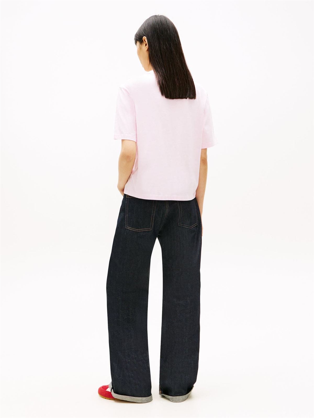 Camiseta TOMMY JEANS DW0DW22202 TN9 pearly pink - Imagen 2