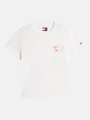 Camiseta TOMMY JEANS DW0DW22310 YBL Blanco - Imagen 1