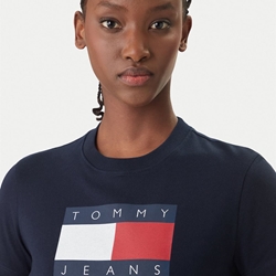 Camiseta TOMMY JEANS DW0DW22562 CIG dark night navy - Imagen 1
