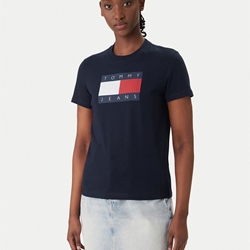 Camiseta TOMMY JEANS DW0DW22562 CIG dark night navy - Imagen 2