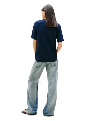 Camiseta TOMMY JEANS DW0DW22784 C1G dark night navy - Imagen 2