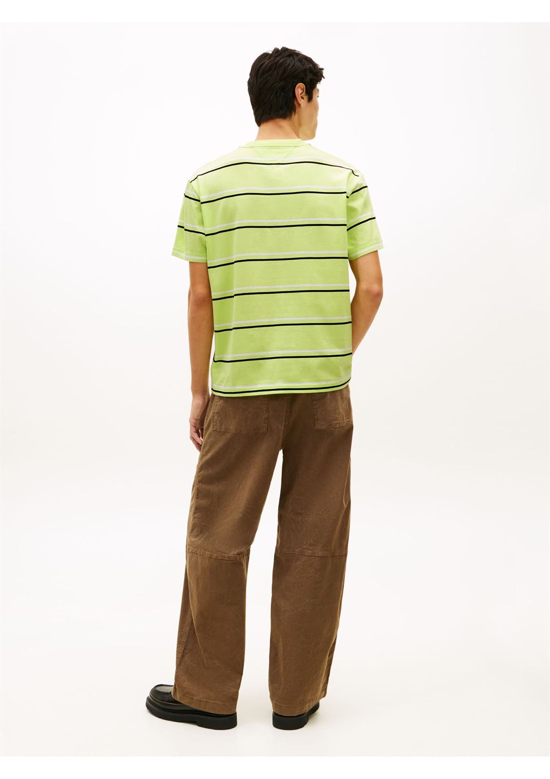 Camiseta Tommy Jeans Faded Lime DM0DM22516 LT3 - Imagen 3