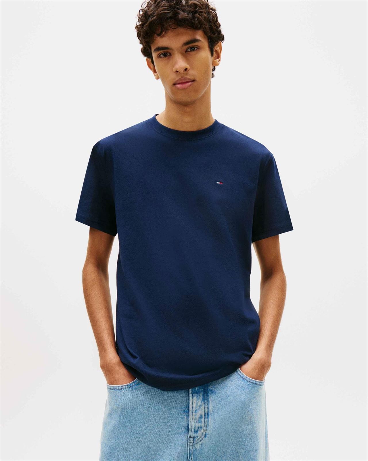 Camiseta Tommy Jeans Reg Dark Night Navy DM0DM22504 C1G - Imagen 1