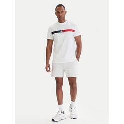 Camiseta Tommy Jeans Reg SIgnature Ecru DM0DM22539 YBL - Imagen 2