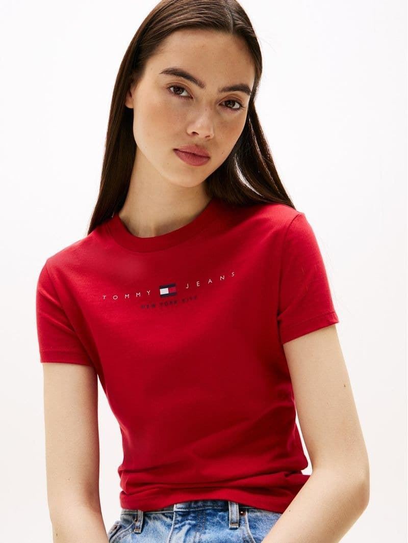 Camiseta Tommy Jeans Sapphire Red DW0DW21422 XLE - Imagen 2