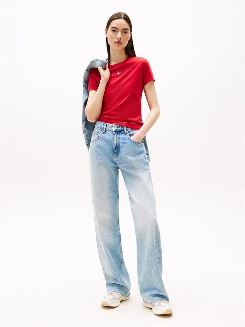 Camiseta Tommy Jeans Sapphire Red DW0DW21422 XLE - Imagen 3