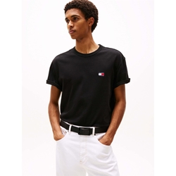 Camiseta Tommy Jeans Tjm Reg Badge Black DM0DM20322 BDS - Imagen 1