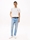 Camiseta Tommy Jeans Tjm Reg Badge Ecru DM0DM20322 YBL - Imagen 1