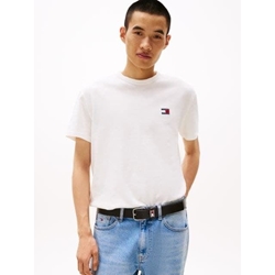 Camiseta Tommy Jeans Tjm Reg Badge Ecru DM0DM20322 YBL - Imagen 2