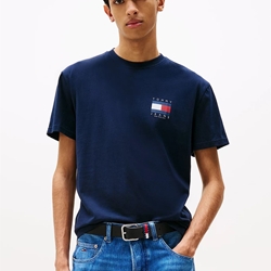 Camiseta Tommy Jeans Tjm Reg Flag Dark Night Navy DM0DM21910 C1G - Imagen 1