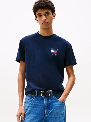 Camiseta Tommy Jeans Tjm Reg Flag Dark Night Navy DM0DM21910 C1G - Imagen 1