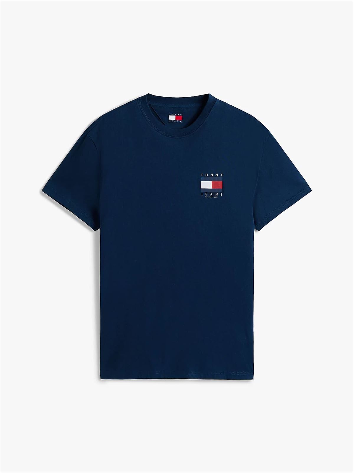 Camiseta Tommy Jeans Tjm Reg Flag Dark Night Navy DM0DM21910 C1G - Imagen 5