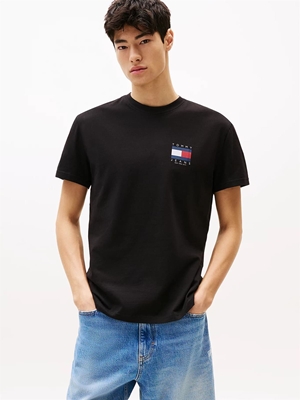 Camiseta Tommy Jeans Tjm Reg Flag Graph Black DM0DM21910 BDS - Imagen 1