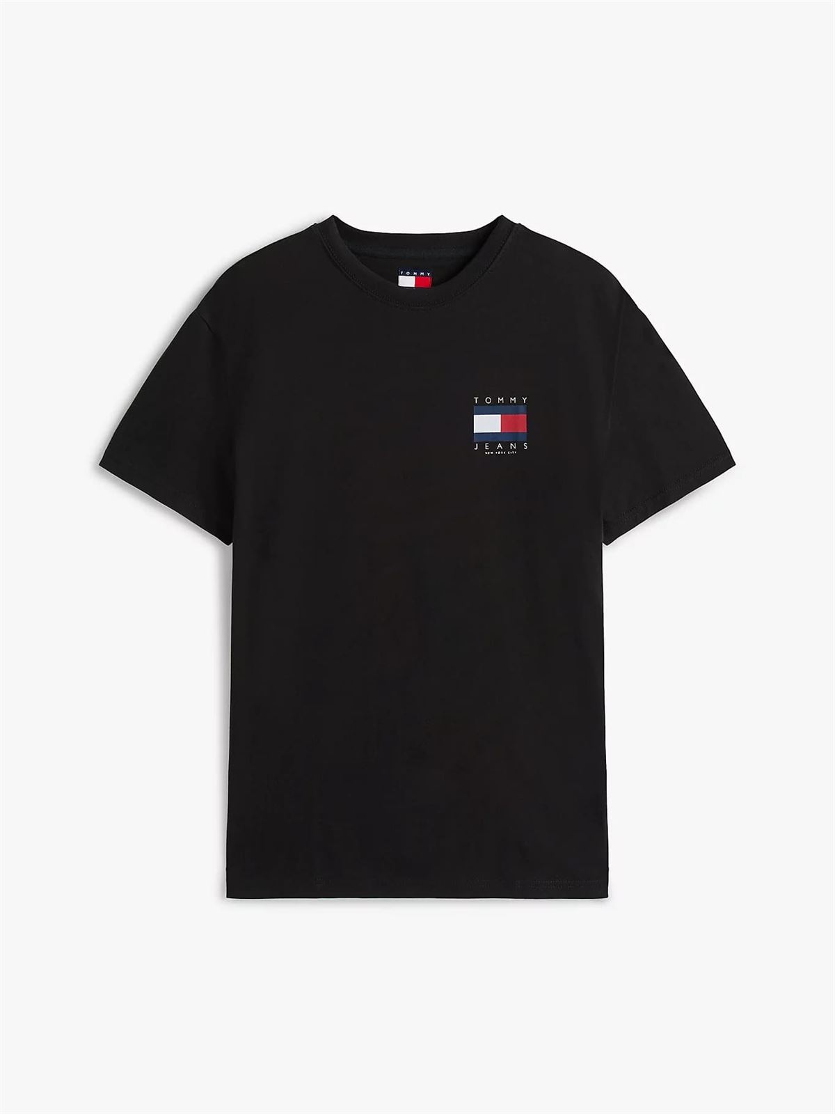 Camiseta Tommy Jeans Tjm Reg Flag Graph Black DM0DM21910 BDS - Imagen 5