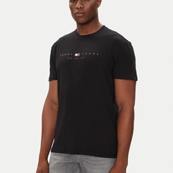 Camiseta Tommy Jeans Tjm Reg Flag Linear Black DM0DM21911 BDS - Imagen 1