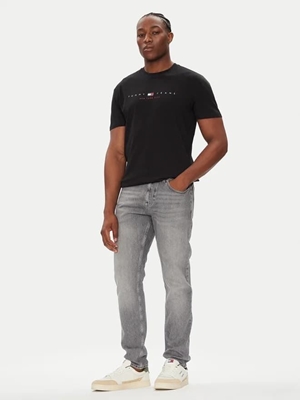 Camiseta Tommy Jeans Tjm Reg Flag Linear Black DM0DM21911 BDS - Imagen 2