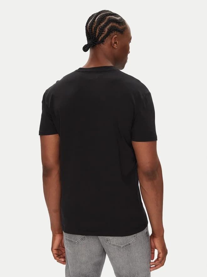 Camiseta Tommy Jeans Tjm Reg Flag Linear Black DM0DM21911 BDS - Imagen 3