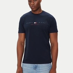 Camiseta Tommy Jeans Tjm Reg Flag Linear Dark Night Navy DM0DM21911 C1G - Imagen 1