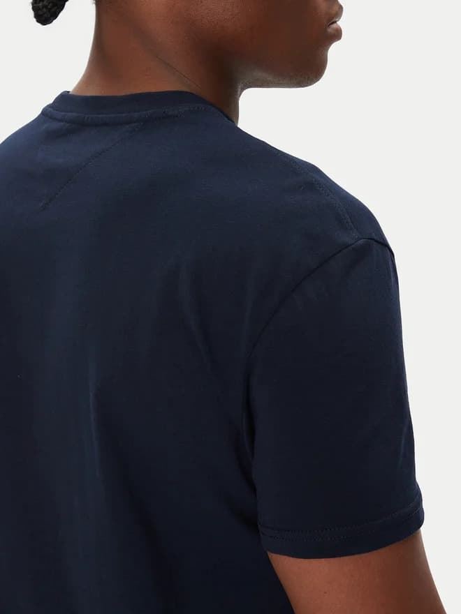 Camiseta Tommy Jeans Tjm Reg Flag Linear Dark Night Navy DM0DM21911 C1G - Imagen 5