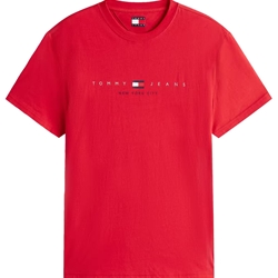 Camiseta Tommy Jeans Tjm Reg Flag Linear Sapphire Red DM0DM21911 XLE - Imagen 1