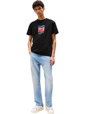 Camiseta Tommy Jeans Tjm Reg Rwb Black DN0DM21940 BDS - Imagen 1