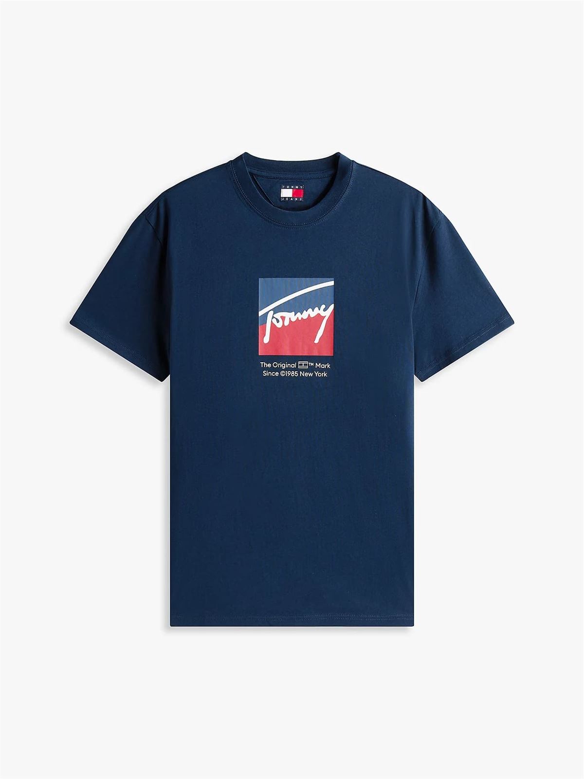 Camiseta Tommy Jeans Tjm Reg RWB Dark Night Navy DM0DM21940 C1G - Imagen 5