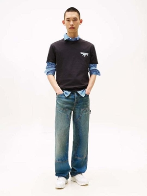 Camiseta Tommy Jeans Tjm Reg Signature Black DM0DM21934 BDS - Imagen 2