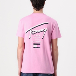 Camiseta Tommy Jeans Tjm Reg Signature Carnival Pink DM0DM21934 U06 - Imagen 2