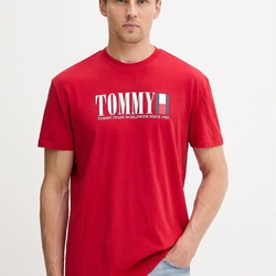 Camiseta Tommy Jeans Tjm Reg Tommy DNA Sapphire Red DM0DM21941 XLE - Imagen 1
