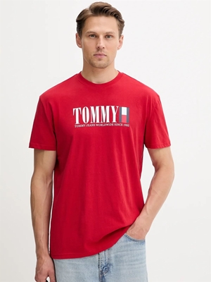 Camiseta Tommy Jeans Tjm Reg Tommy DNA Sapphire Red DM0DM21941 XLE - Imagen 1