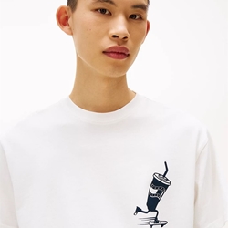 Camiseta Tommy Jeans Tjm RLX Skater Ecru DM0DM21830 YBL - Imagen 2