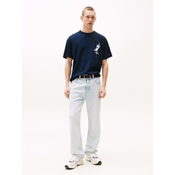 Camiseta Tommy Jeans Tjm Skater Dark Night Navy DM0DM21830 C1G - Imagen 2
