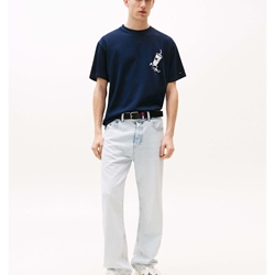 Camiseta Tommy Jeans Tjm Skater Dark Night Navy DM0DM21830 C1G - Imagen 2