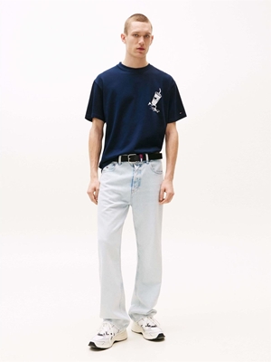 Camiseta Tommy Jeans Tjm Skater Dark Night Navy DM0DM21830 C1G - Imagen 2