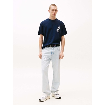 Camiseta Tommy Jeans Tjm Skater Dark Night Navy DM0DM21830 C1G - Imagen 2