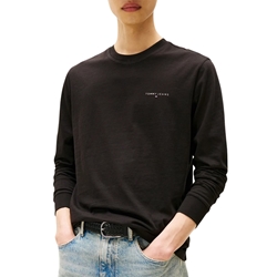 Camiseta Tommy Jeans Tjm Slim Linear Black DM0DM21594 BDS - Imagen 1