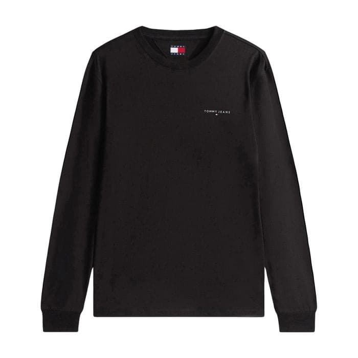 Camiseta Tommy Jeans Tjm Slim Linear Black DM0DM21594 BDS - Imagen 5