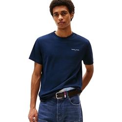 Camiseta Tommy Jeans Tjm Slim Linear Chest Dark Night Navy DM0DM21780 C1G - Imagen 1