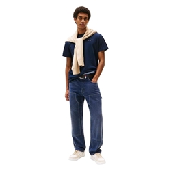 Camiseta Tommy Jeans Tjm Slim Linear Chest Dark Night Navy DM0DM21780 C1G - Imagen 2
