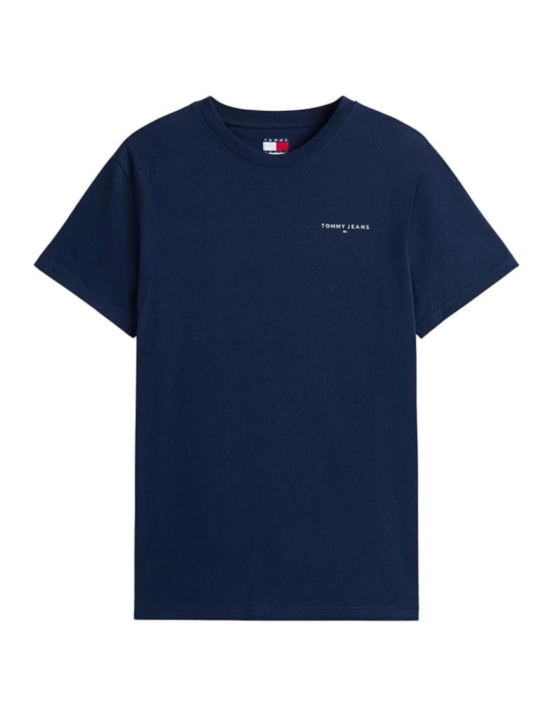 Camiseta Tommy Jeans Tjm Slim Linear Chest Dark Night Navy DM0DM21780 C1G - Imagen 4