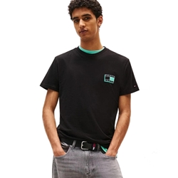 Camiseta Tommy Jeans Tjm Slim Pop Black DM0DM21577 BDS - Imagen 1