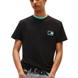 Camiseta Tommy Jeans Tjm Slim Pop Black DM0DM21577 BDS - Imagen 1