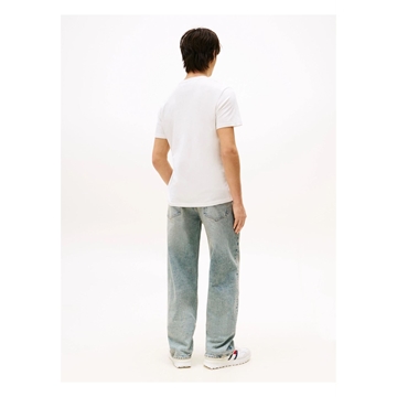 Camiseta Tommy Jeans Tjm Slim Pop Ecru DM0DM21577 YBL - Imagen 2